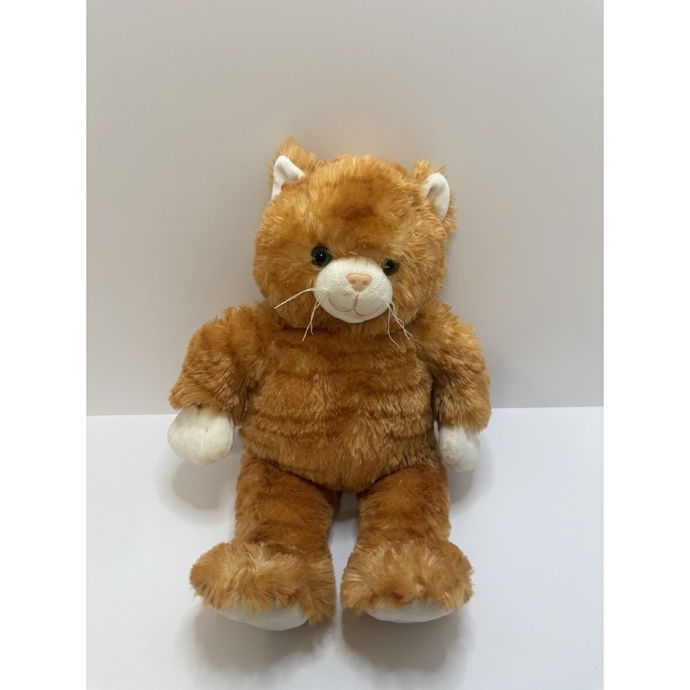 Vintage Build-A-Bear Workshop Orange‎ Striped Tabby Cat Plush